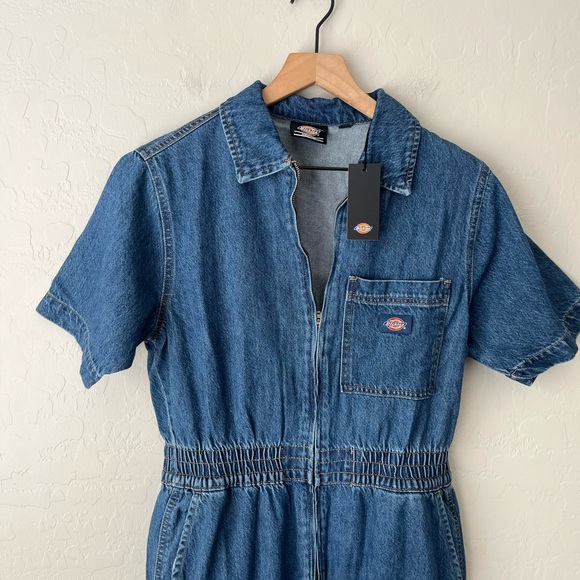 Dickies Houston denim coveralls jumpsuit NEW medium - Picture 8 of 14